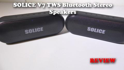 SOLICE V7 True Wireless Stereo Bluetooth Speaker REVIEW