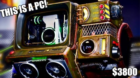 $3800 ULTIMATE Fallout PIP-BOY Gaming PC BUILD - RTX 2080 ti i9 9900k