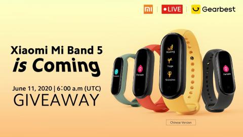 GIVEAWAY!!! Xiaomi Mi Band 5 Online Launch Event in China!