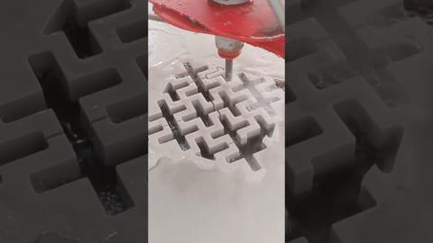 Satisfying Water Jet Cutting???????????????? #satisfying #shorts