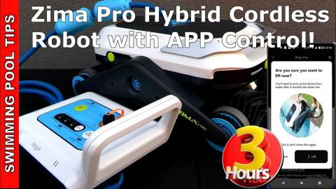 Degrii Zima Pro Hybrid Cordless Robotic Pool Cleaner Review - Great Concept!