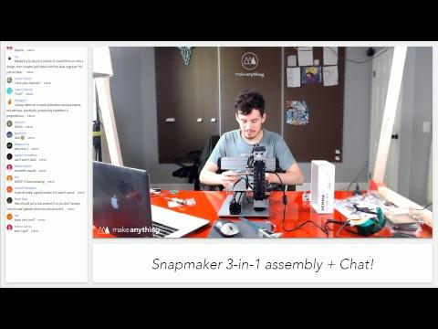 Snapmaker unbox, build, and hopefully test!