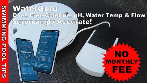 WaterGuru Sense: Get Your Pool's Free Chlorine, pH, Water Temp and Flow Sent Right to Your Phone!