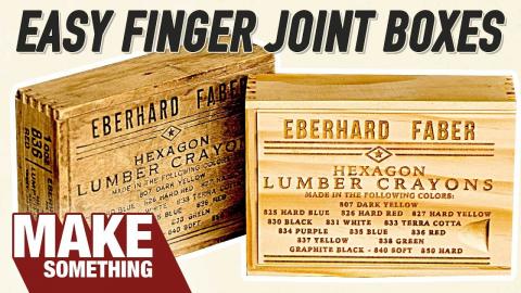 Recreating a 100 Year Old Finger Joint Box / Woodworking Project