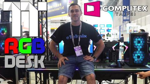 The Ultimate Smart Motorised RGB Gaming Desk!