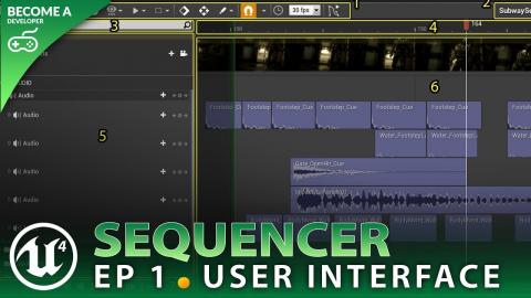 User Interface Overview - #1 Unreal Engine 4 Sequencer Course