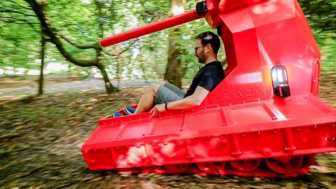 FIELD TESTING MY GIANT 3D PRINTED TANK IN THE FOREST
