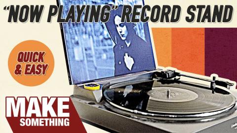 Making a "Now Playing" Record Stand | Easy Woodworking Project