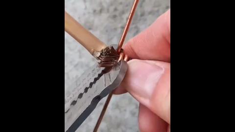 This Wire Bending Is so Satisfying ???????????????? #satisfying #shorts