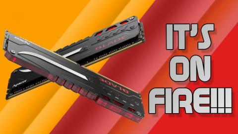 Apacer Blade Fire DDR4 Memory Review - IT'S ON FIRE!!!