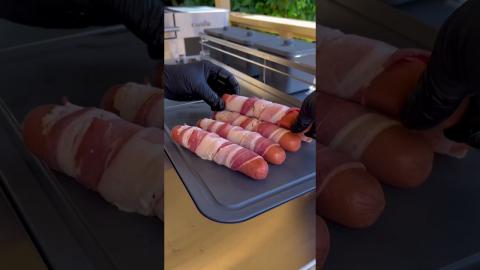 Bacon Wrapped Street Dogs | Char-Broil®