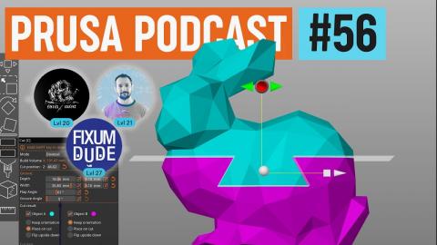 Prusa 3D Printing Podcast #56 - News in PrusaSlicer 2.6.1 , guests Fotis Mint, Wekster, Fixumdude ⚡