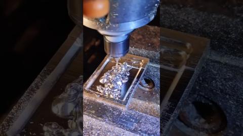 These CNC Carvings Are So Hupnotic????‍????????‍????#satisfying #shorts