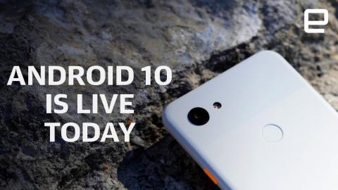 Android 10 is live on Google's Pixel phones today
