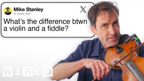 Violinist Answers Violin Questions From Twitter | Tech Support | WIRED