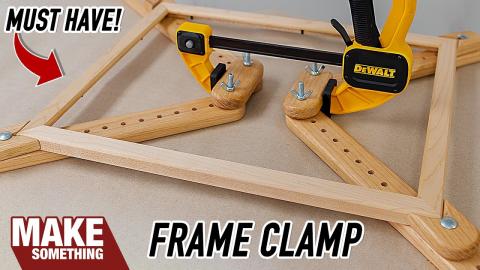 Glue Up Picture Frames Quick and Easy with this Simple Clamp Jig