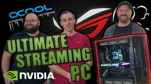 Building The ULTIMATE Custom Watercooled Streaming PC!