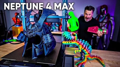HUGE FAST & AFFORDABLE? - $470 Elegoo Neptune 4 Max 3D Printer