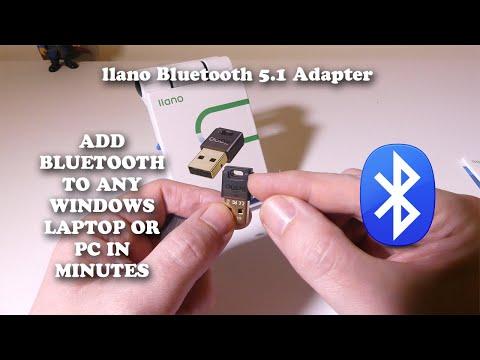 llano Bluetooth 5.1 Adapter - Add Bluetooth to ANY Windows Laptop or PC in Minutes!