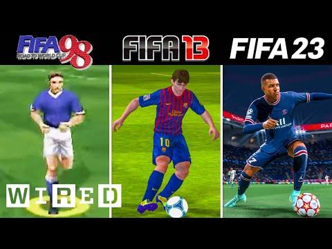 How FIFA Graphics & Gameplay Are Evolving (1993 - 2023) | WIRED