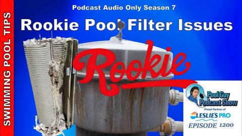 Rookie Swimming Pool Filter Issues