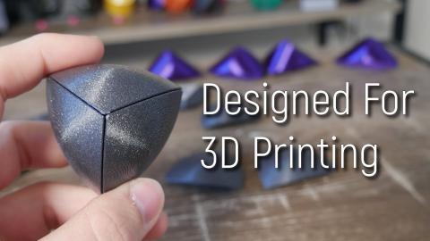 Making a Reuleaux Tetrahedron 3D Printable in Fusion 360