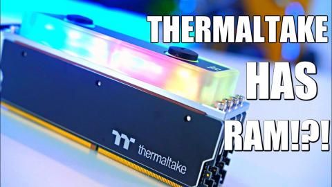 ACTUAL Water Cooled RGB MEMORY!?!? From THERMALTAKE