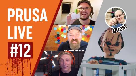 PRUSA LIVE #12 - guest 3DMonkeyNL, PrusaSlicer alpha, new contest  + Q&A