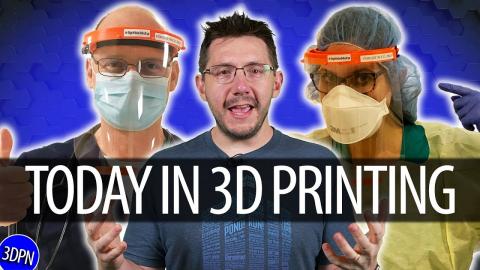 Today In 3D Printing // Face Shields, Remembering a Medical Pioneer, Puzzle Egg