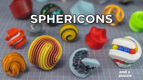 My Super Sphericon Collection with Astrolabicon Puzzle