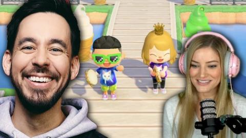 Mike Shinoda Visits My Animal Crossing Island!