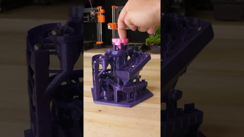 Apex - 3D Printed Marble Machine | Elegant Marble Machines | 3D Printing Ideas