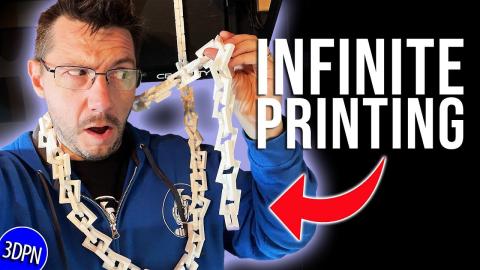 INFINITE PRINTING on the Creality CR30 with Kiri:Moto