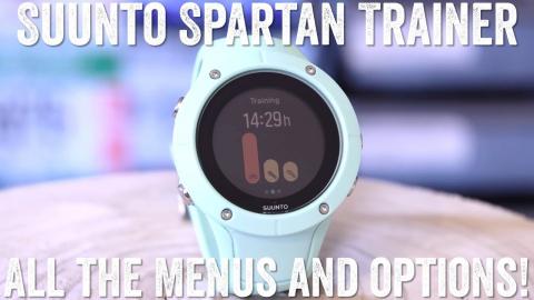 Suunto Spartan Trainer Wrist HR: All about the menus!