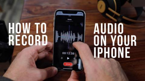 How to Record Audio with your iPhone - Voice overs, Notes and Dictation