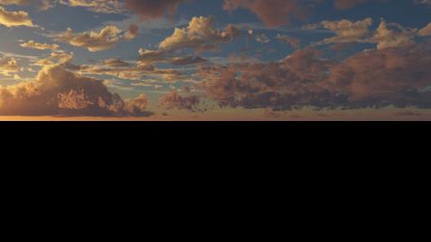 Sunset Sky Creation Timelapse | Terragen 4.6