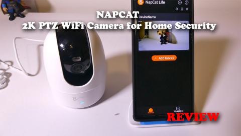 NAPCAT 2K PTZ WiFi Camera for Home Security REVIEW
