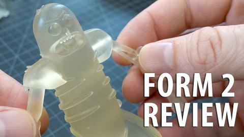 Form 2 SLA 3D Printer Review - Yes I Printed Pickle Rick