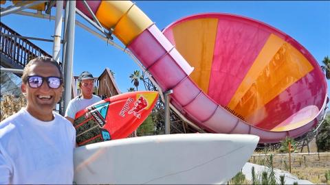 Surfing at an ABANDONED WATER PARK