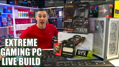 EXTREME Gaming PC Build Livestream!!!