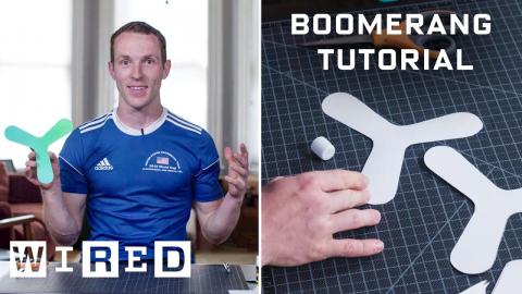 How to Make and Throw an Indoor Boomerang | WIRED