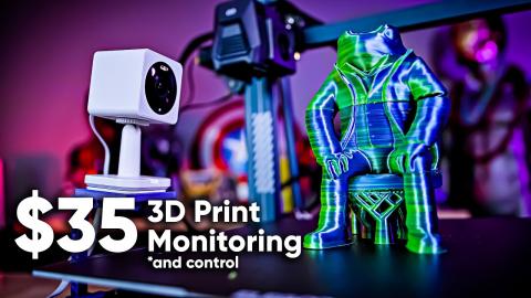 Remotely Monitor ANY 3D Printer for $35