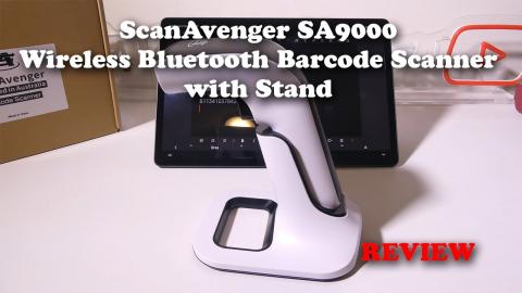 ScanAvenger SA9000 Wireless Bluetooth Barcode Scanner with Stand REVIEW