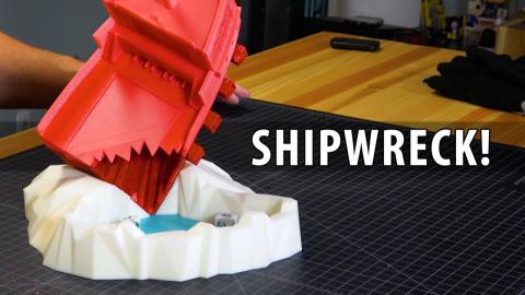 Shipwreck! 3D Printing and Testing a Shipwreck Dice Tower
