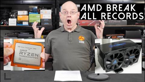 AMD SMASH all RECORDS - LEO reacts to Threadripper 3990X Launch!