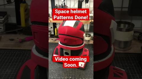 Space Helmet patterns are done! Video coming soon!￼
