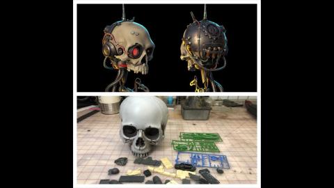 Making a Servo Skull 40K