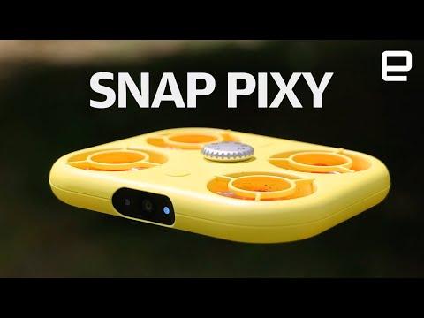 Snap Pixy drone: A flying robot photographer for Snapchat users