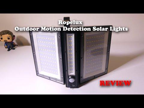 Ropelux Outdoor Motion Detection Solar Lights REVIEW