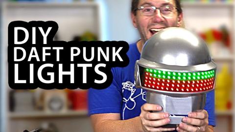 Adafruit Neopixels & Arduino Bring My DAFT PUNK Helmet To Life!